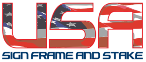 USA Sign Frame and Stake logo