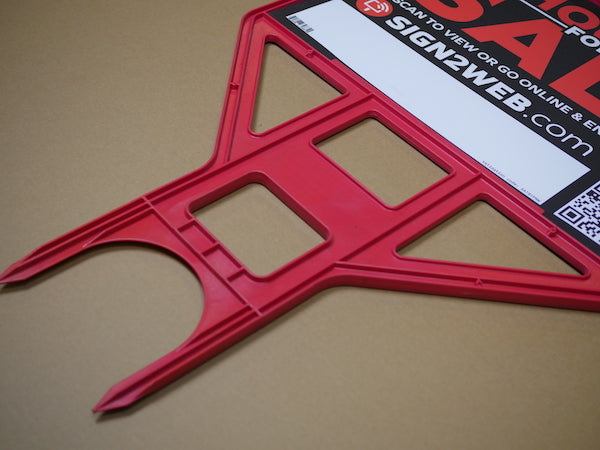 Step Frame – Durable Sign Frame for Real Estate Signs (Carton of 5)