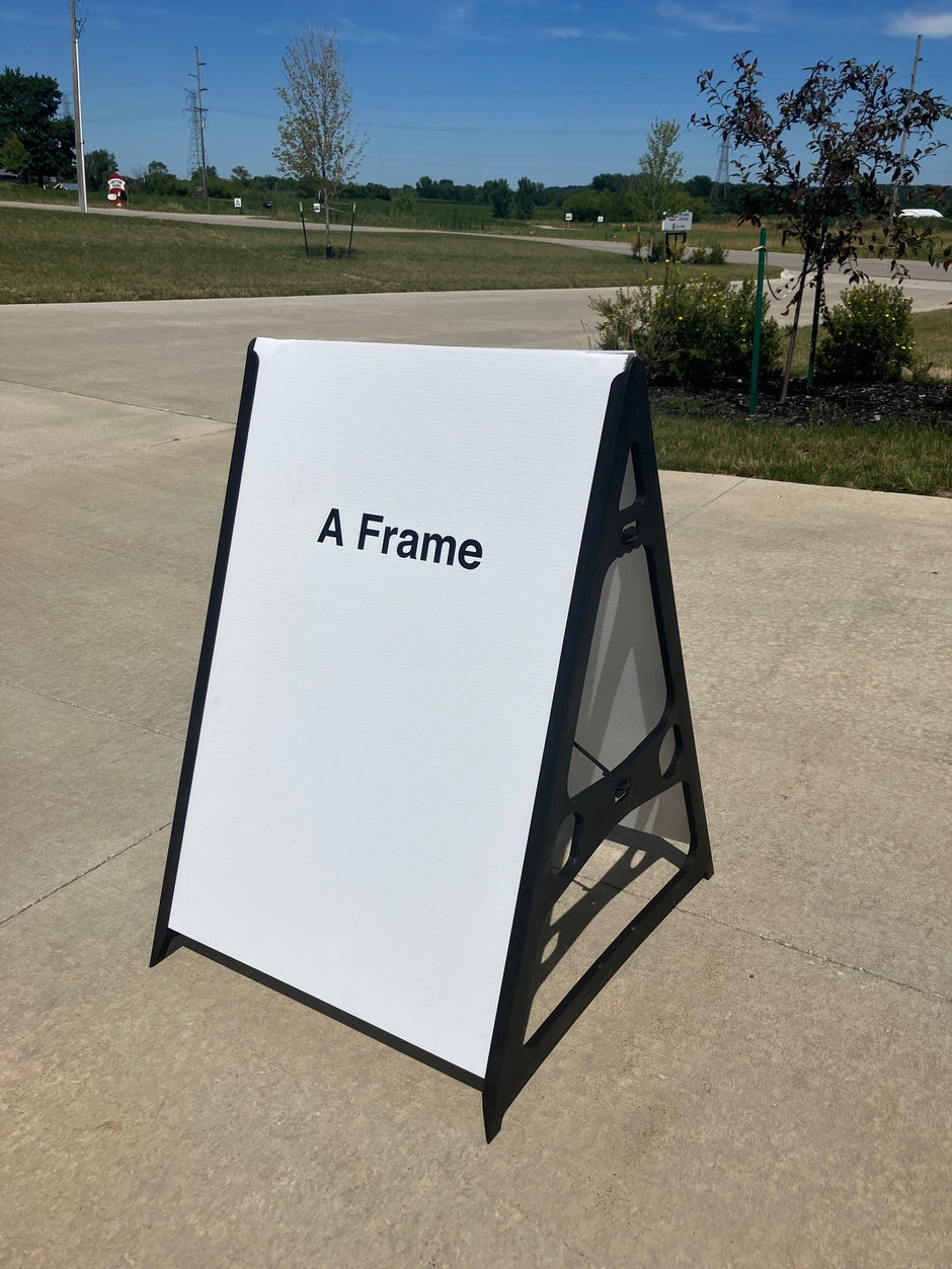 F Frame Sign Products – USA Sign Frame and Stake