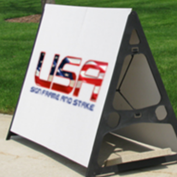 Officeworks A Frame A-Frame Sign Frame (set of 3) – USA Sign Frame and Stake